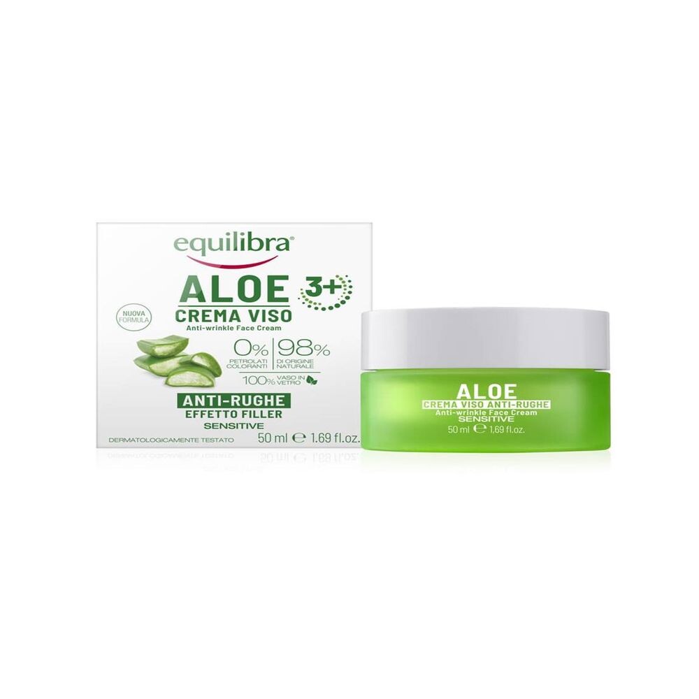 

Крем против морщин Crema facial antiarrugas de aloe vera Equilibra, 50 мл