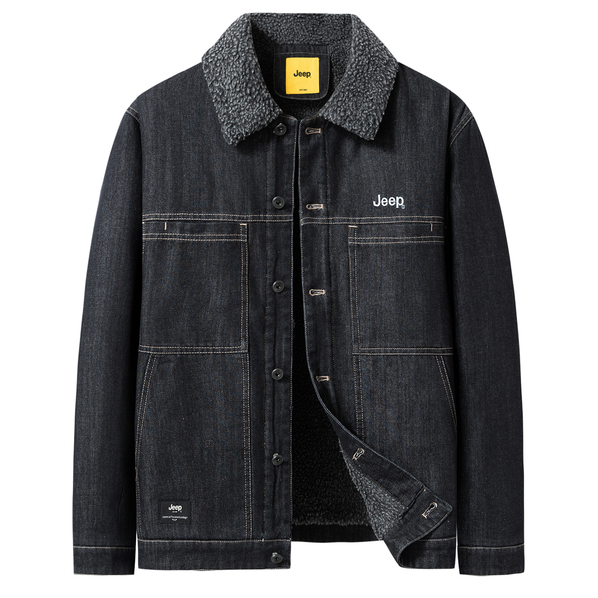 

Джинсовая куртка Unisex из коллекции Luxury Cowboy Jeep, черный