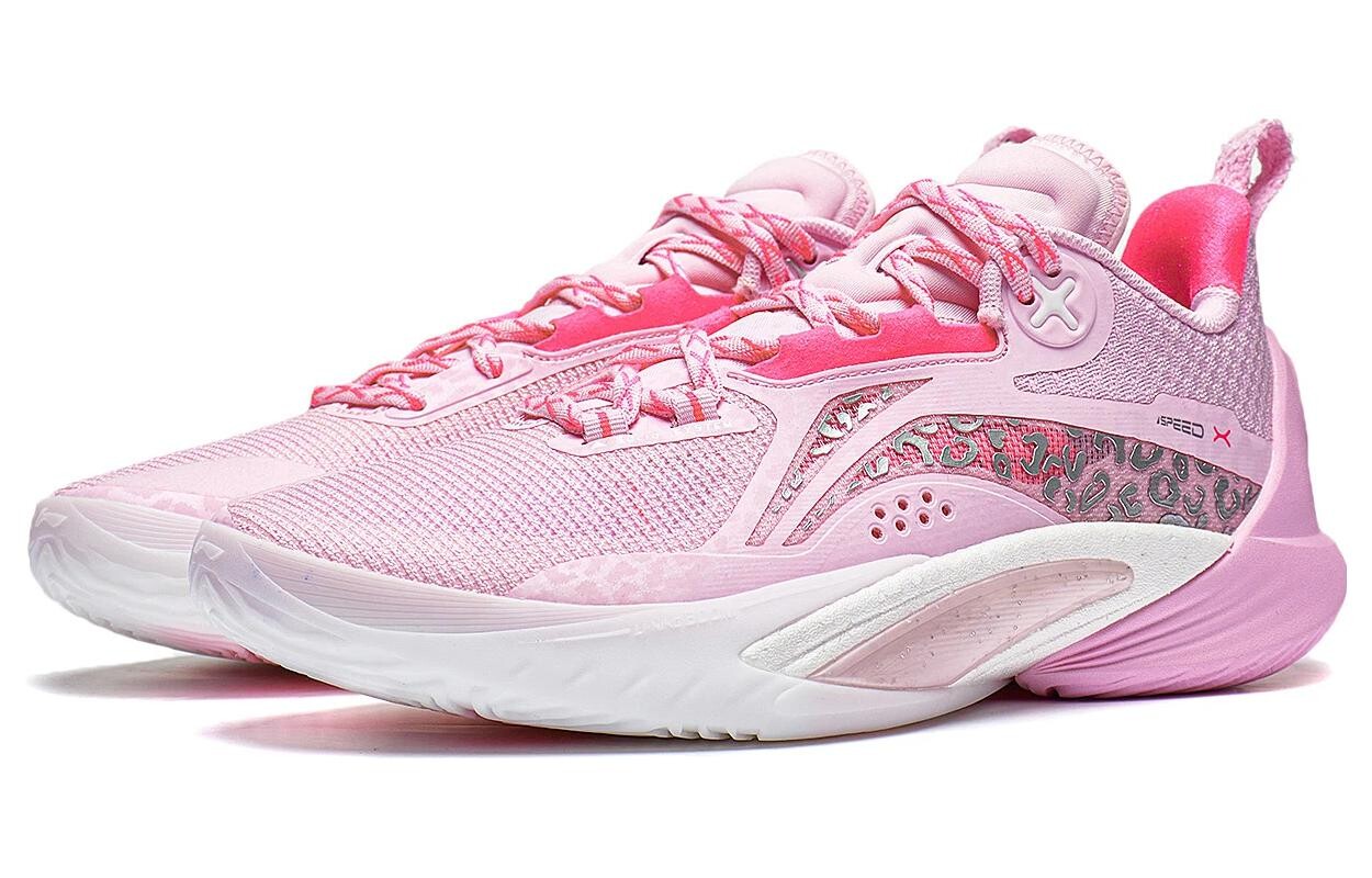 Li Ning ПОДКЛАДКА Blitzkrieg 10 Баскетбольные кроссовки мужские, Розовый — фото 3
