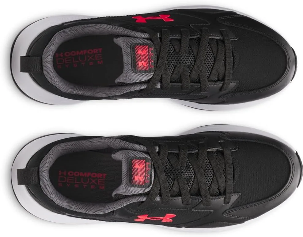Мужские тренировочные кроссовки Under Armour Charged Edge, черно-белый/красный — фото 4