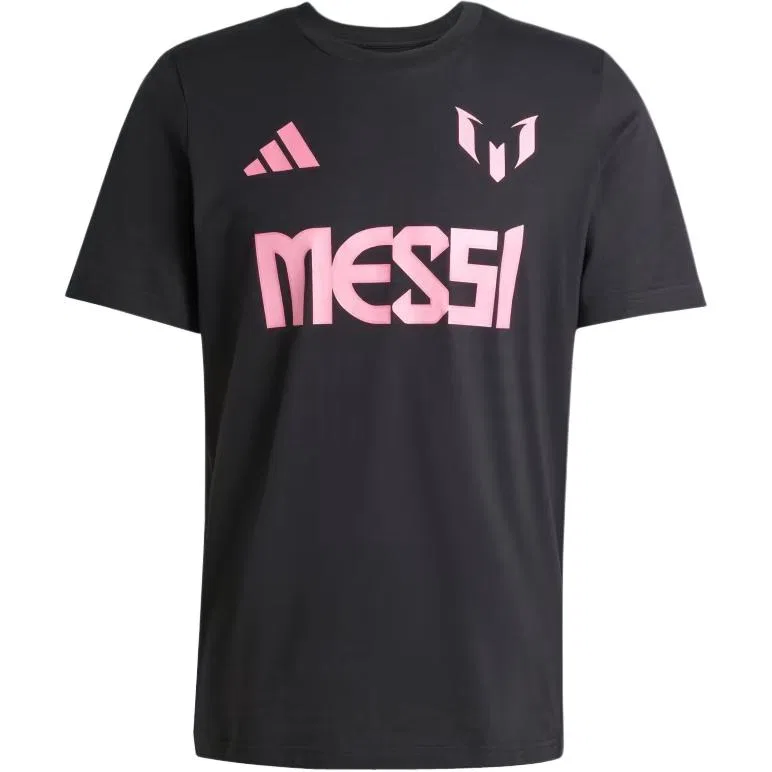 Футболка с принтом Messi Adidas Black