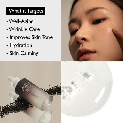 Сыворотка Haruharu — Wonder Black Rice Botanical 2GF Ampoule для лица EGF Anti-Aging Wrinkle Care Не, 30 мл — фото 3