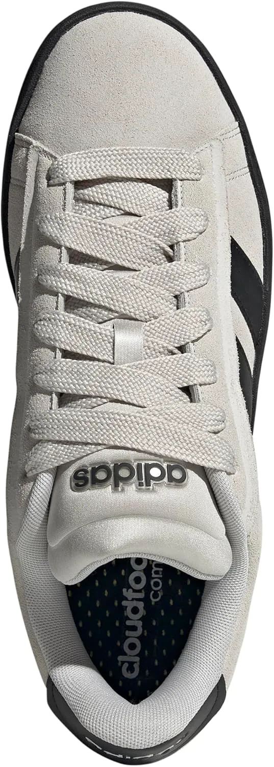 Мужские кроссовки Adidas Grand Court Alpha 00s, серый/черный — фото 2
