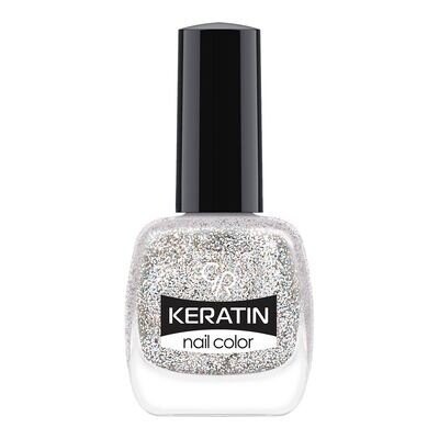 

Кератиновый лак для ногтей 402 Golden Rose, Keratin Glitter Nail Color