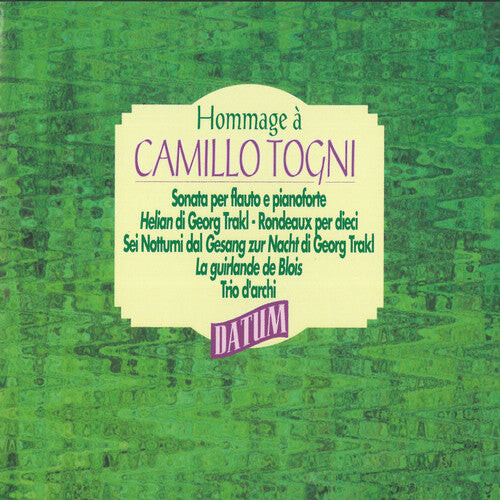 

CD диск Togni / Dorow / Heider / Rosbaud / Gorli: Hommage a Camillo Togni
