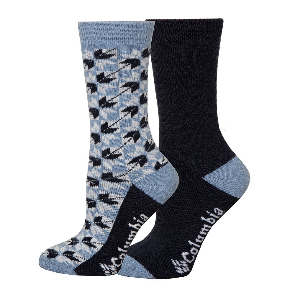 

Набор из двух женских носков Columbia Essential Space Dye Stripe Crew, цвет Colnv Multi Cnv