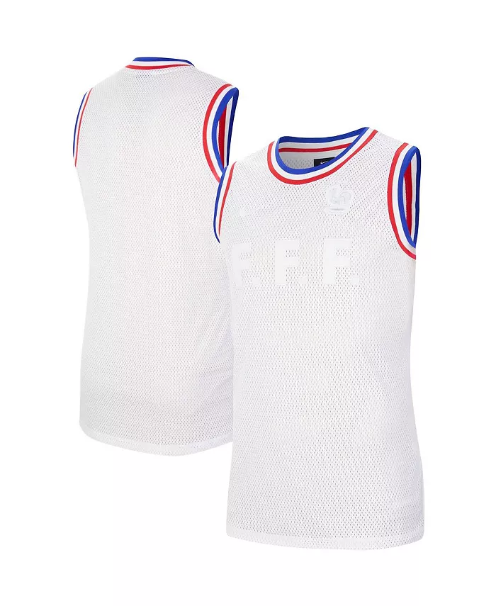 

Мужская белая баскетбольная футболка сборной Франции Nike