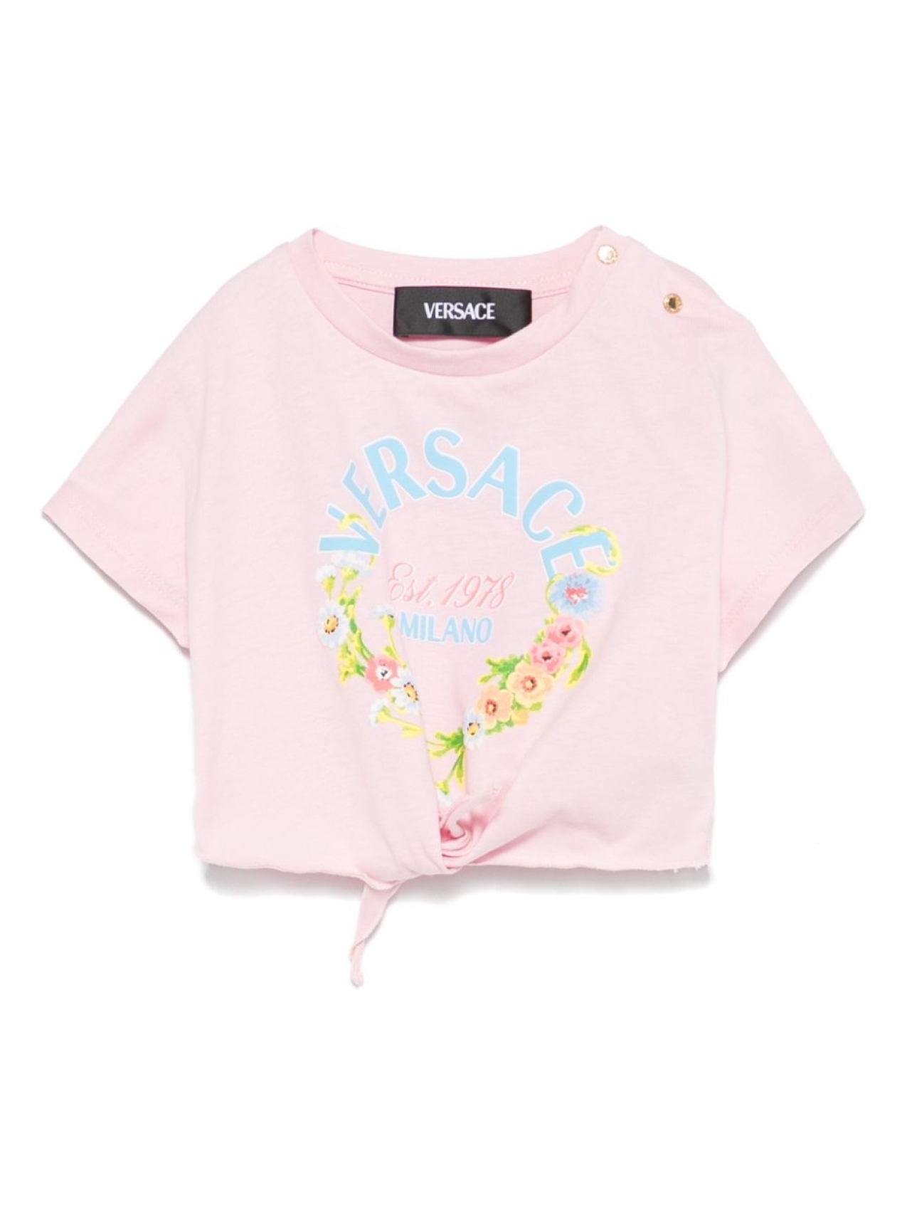 

Versace Kids футболка с логотипом, розовый