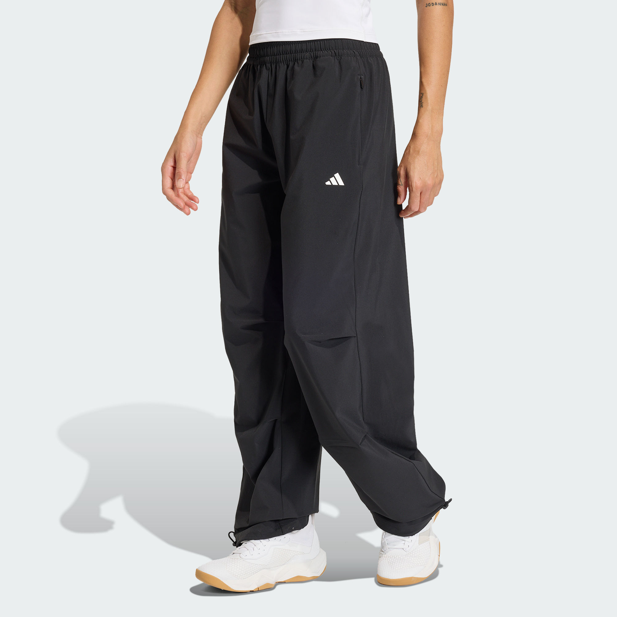 Брюки спортивные ESSENTIALS для женщин Adidas, черный — фото 3