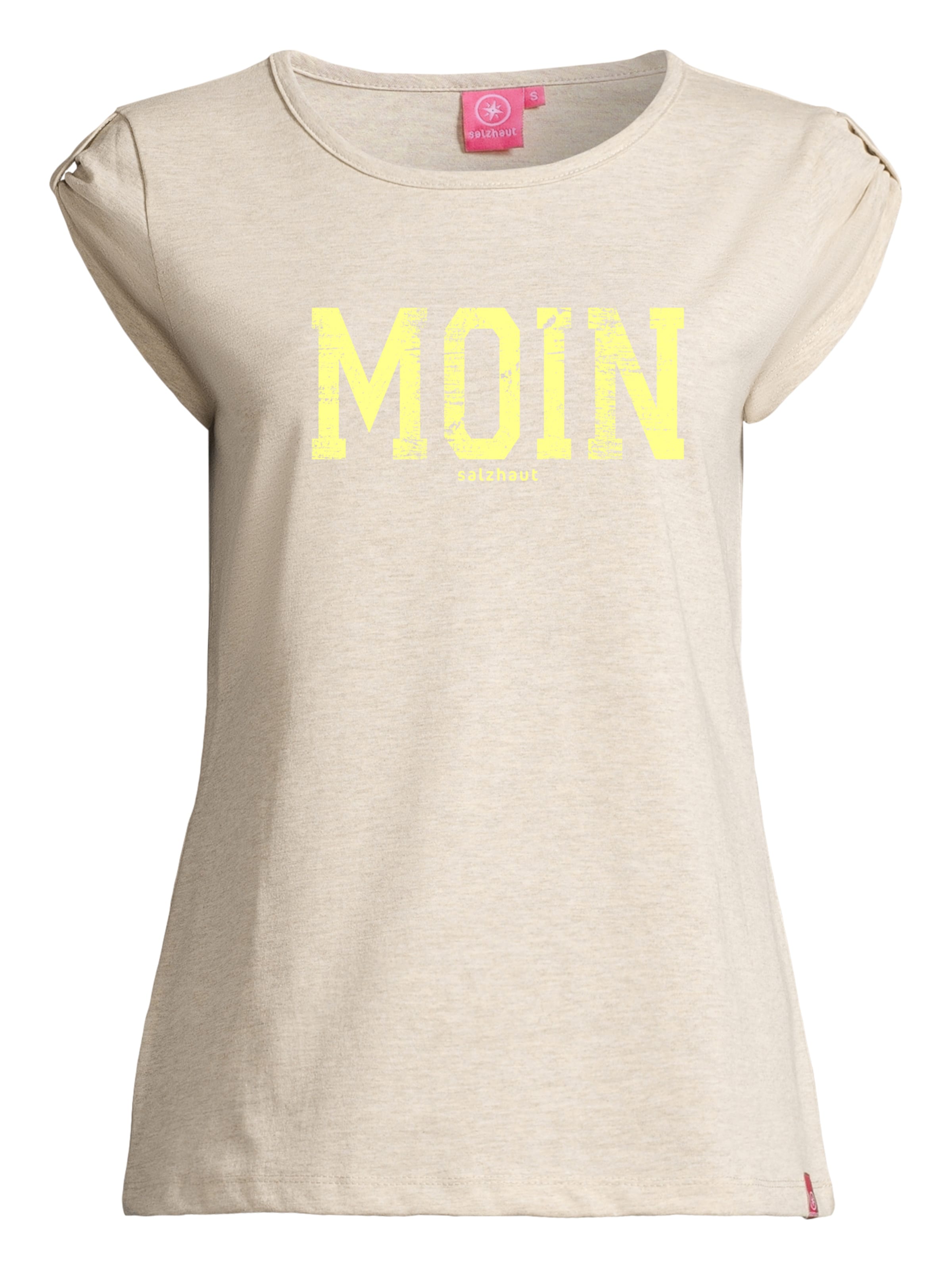 

Salzhaut Футболка 'BIIKE - MOIN' в сером цвете