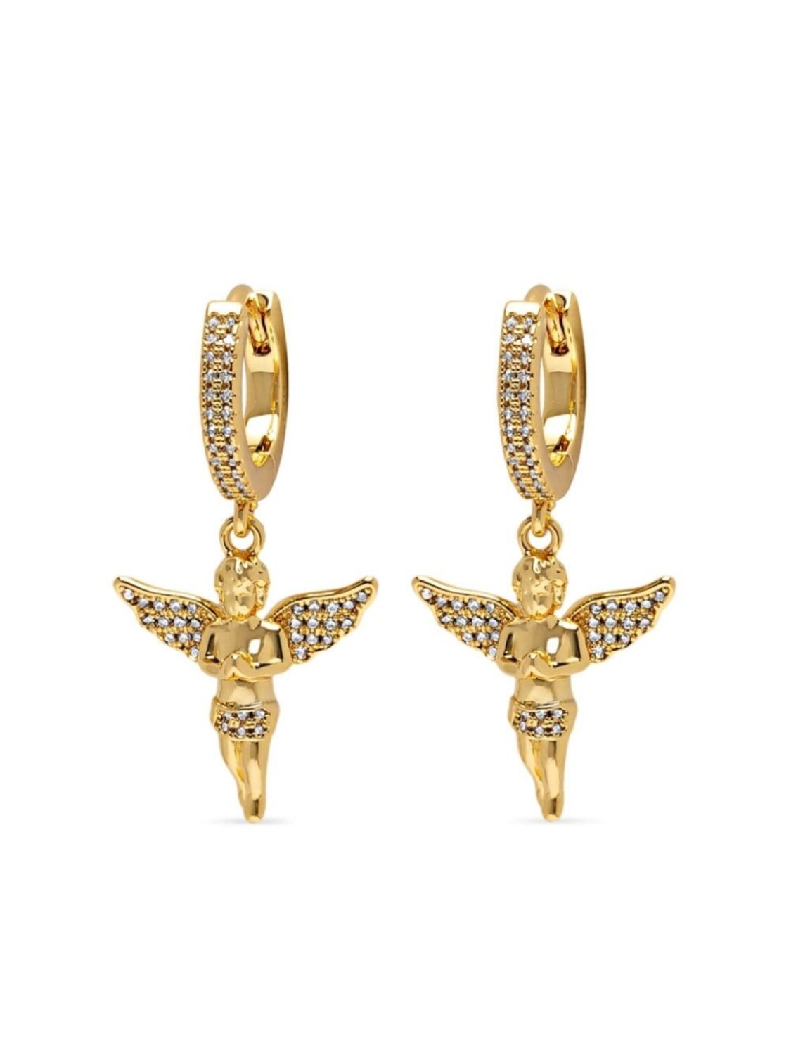 

Серьги-хагги Angel Nialaya Jewelry, золотой