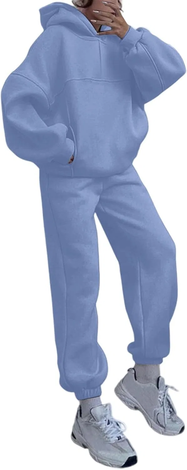 Спортивный костюм с капюшоном Generic, 2 предмета, Light Blue