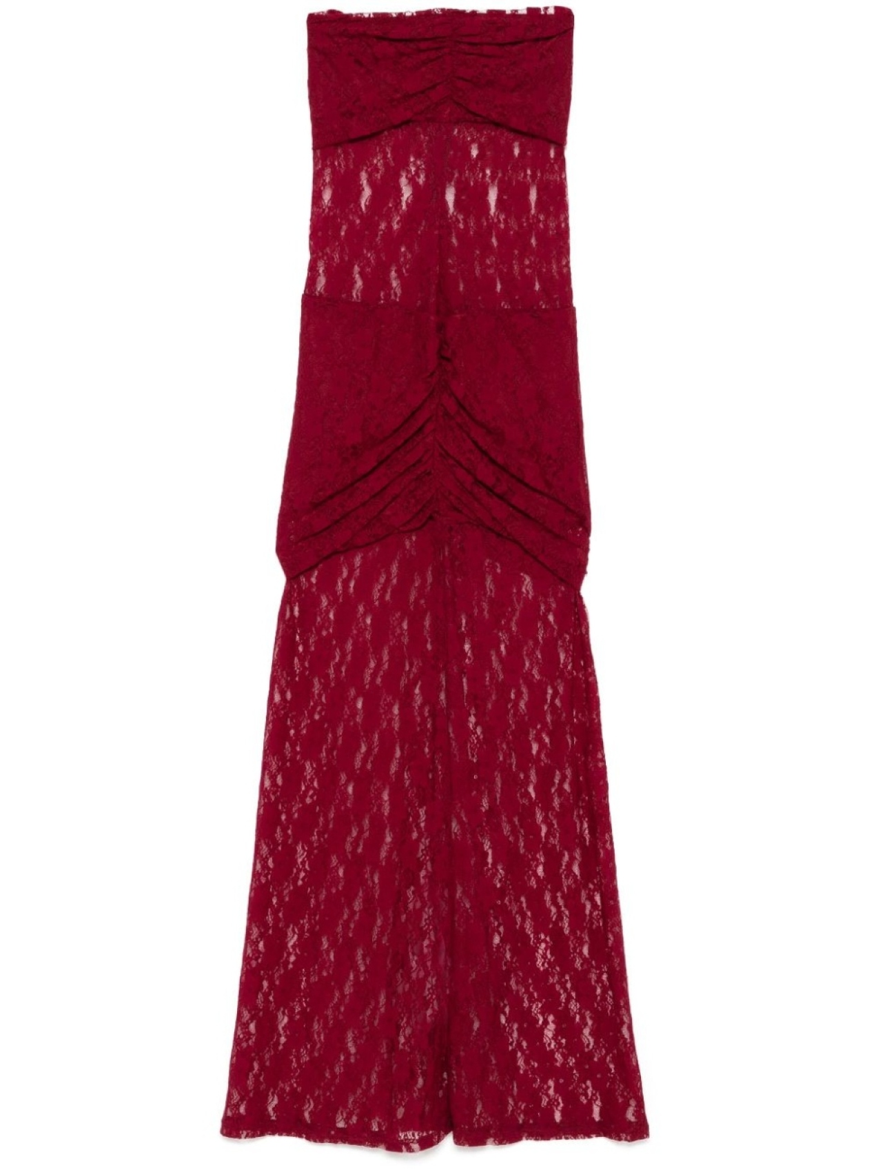 

ROTATE BIRGER CHRISTENSEN кружевное платье макси, красный