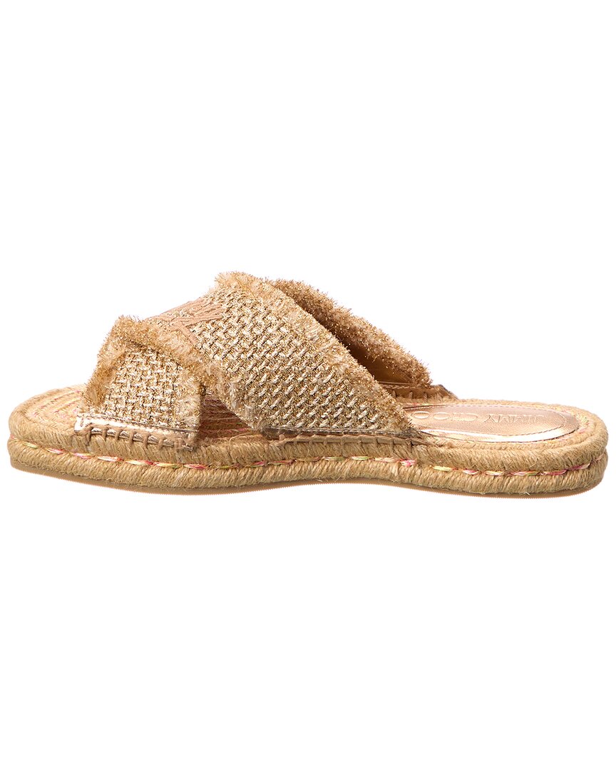 Jimmy Choo Aciel Lurex Sandal, золотой — фото 2