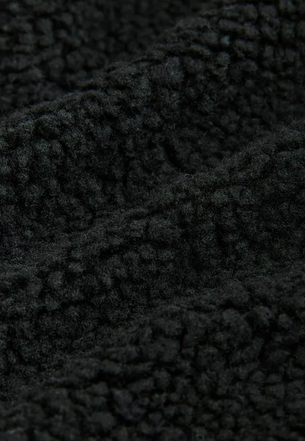 Худи из искусственной кожи стандартного кроя Next, Black — фото 4