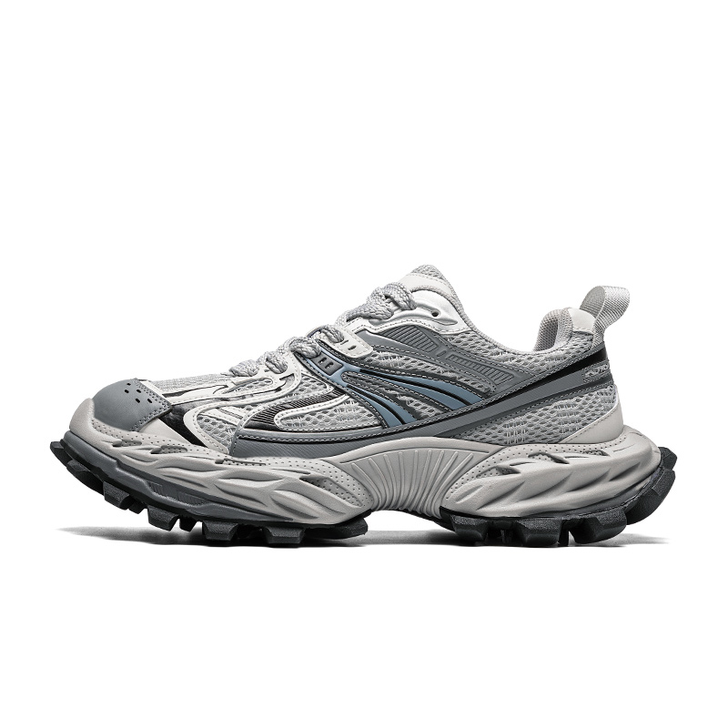 

Aquarius Серые массивные кроссовки мужские Low Top, цвет Gray