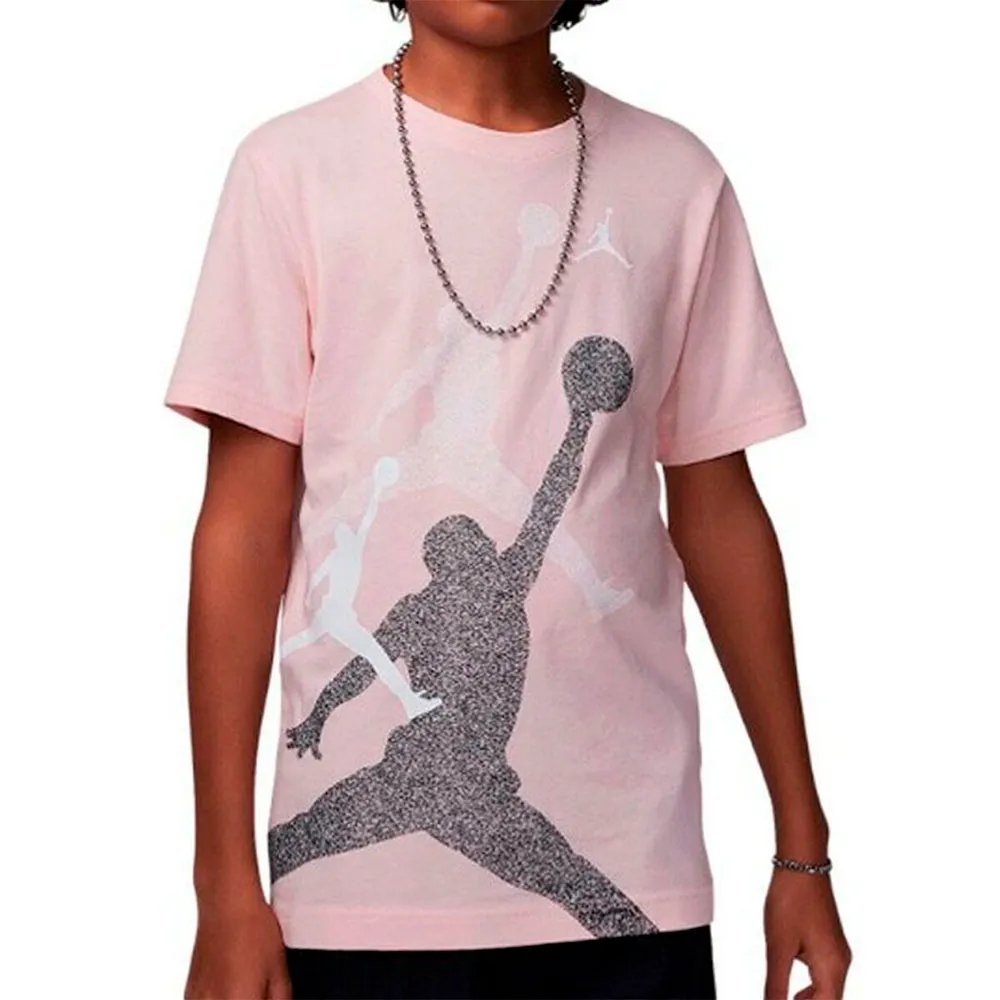 

Футболка Jordan Gradient Stacked, розовый