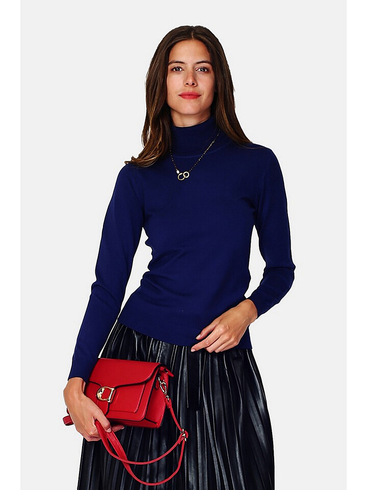 

Свитер William de Faye Rollkragen, темно-синий