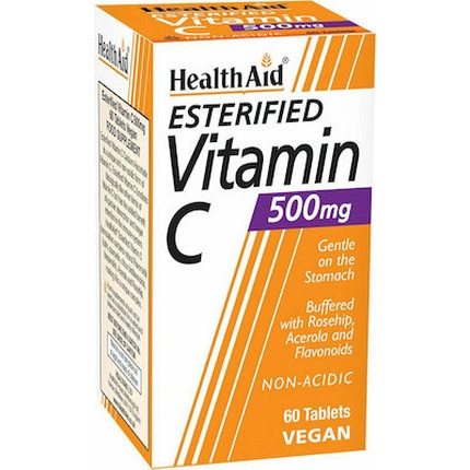 

Этерифицированный витамин C 500 мг некислотная пищевая добавка - 60 таблеток Health Aid