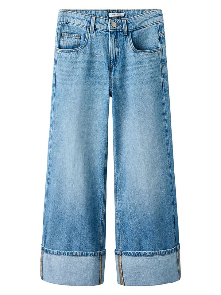 Джинсы Wide fit Name it, синий