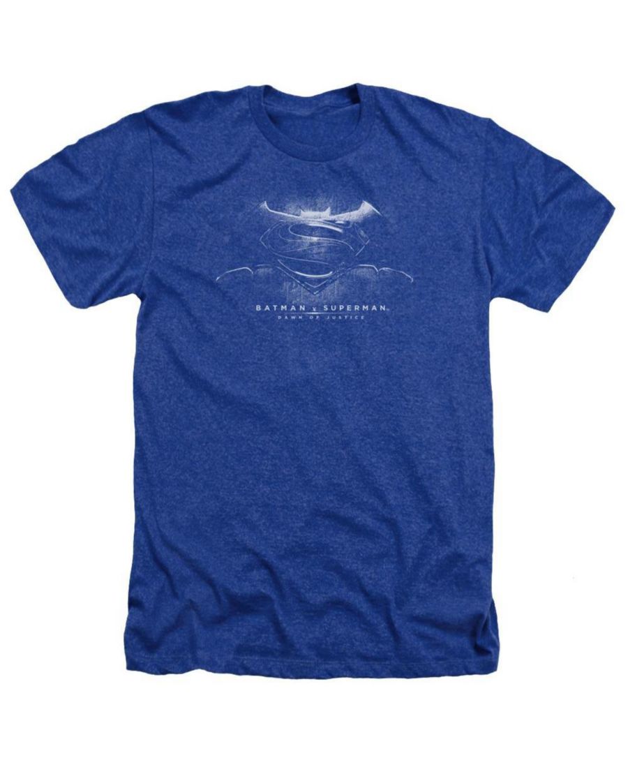 

Мужская футболка с черно-белым логотипом, меланжевого цвета Batman V Superman, Medium blue, Черный, Мужская футболка с черно-белым логотипом, меланжевого цвета Batman V Superman, Medium blue