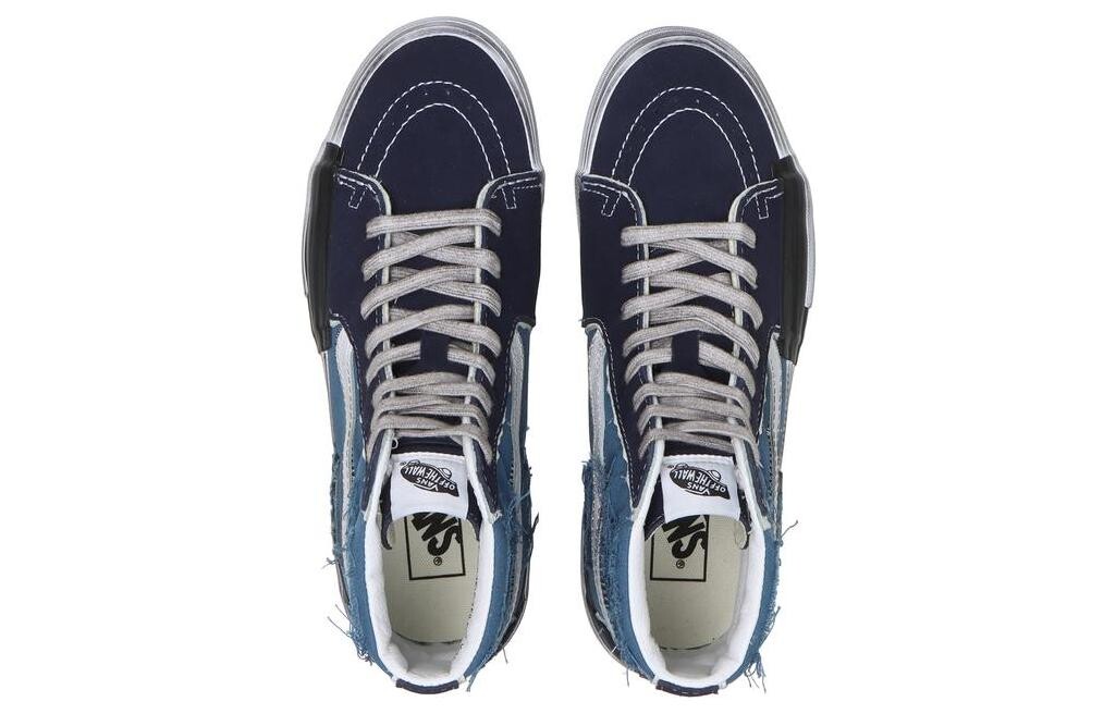 Обувь для скейтбординга Vans SK8 унисекс, Blue with White Lettering — фото 3