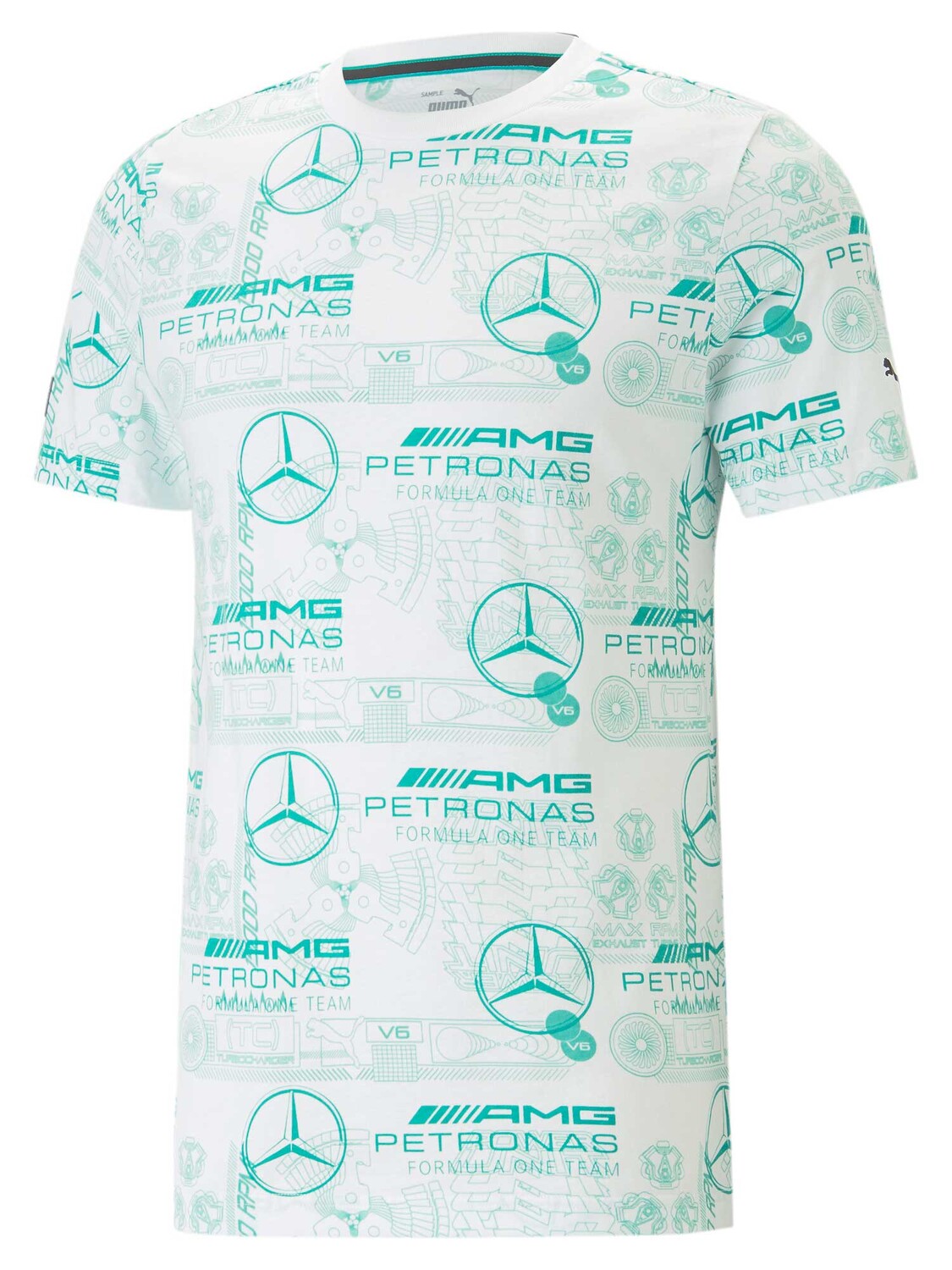 

Футболка Puma MAPF1 AOP, белый