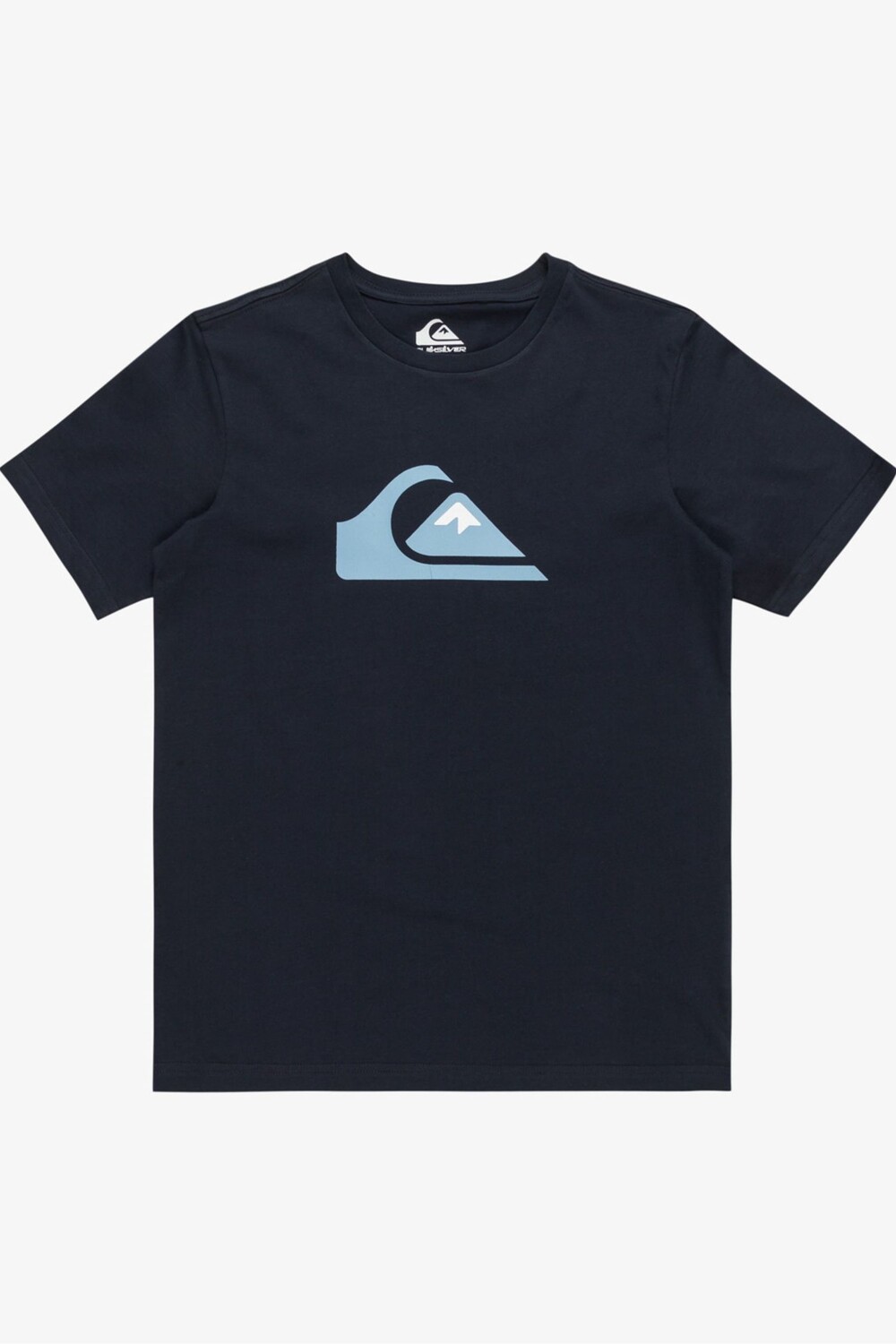 

Футболка с логотипом для мальчиков, 100% хлопок Quiksilver, синий