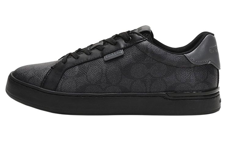 

Лоулайн кроссовки с монохромным принтом COACH, original shoe box not included