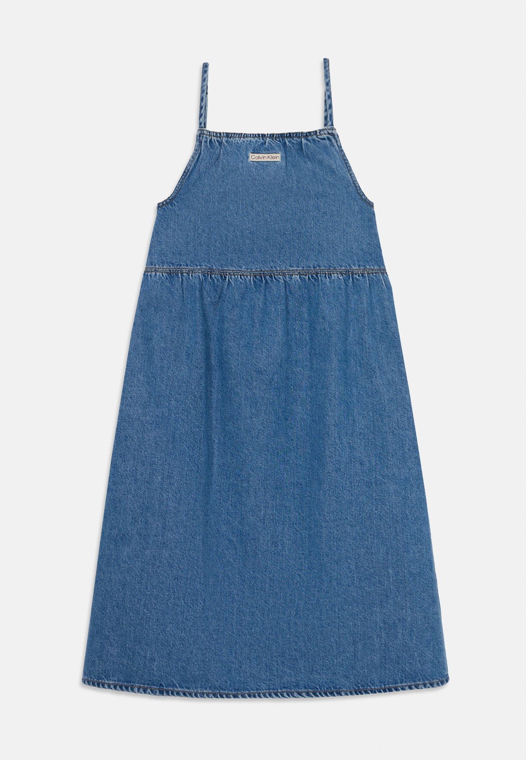 

Платье из денима Calvin Klein Jeans, цвет Soft Blue