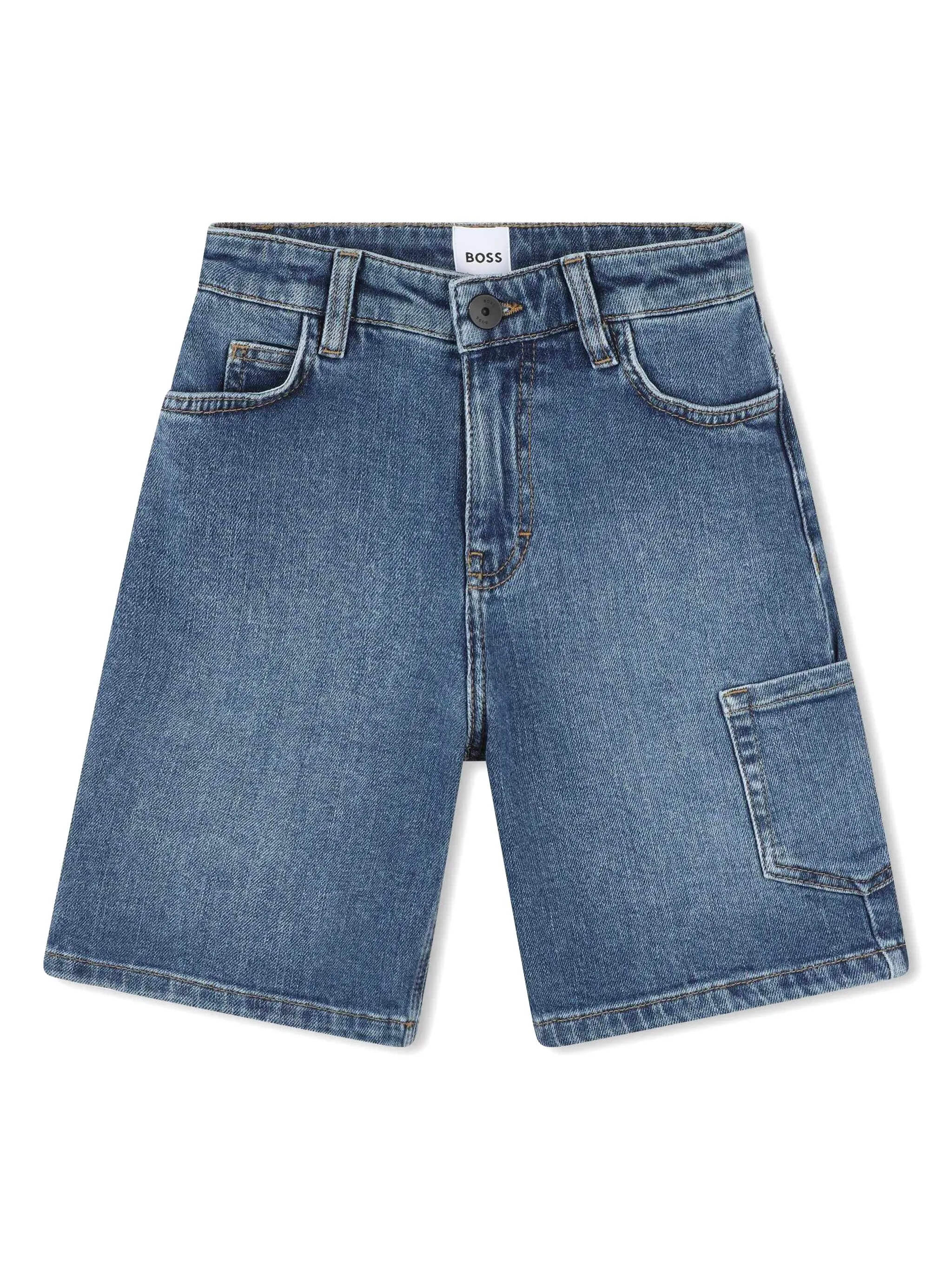 

Джинсовые шорты Boss Kidswear, синий