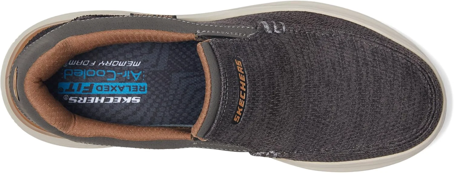 Мужские кроссовки Skechers Hasting - Marco, серый/черный — фото 3