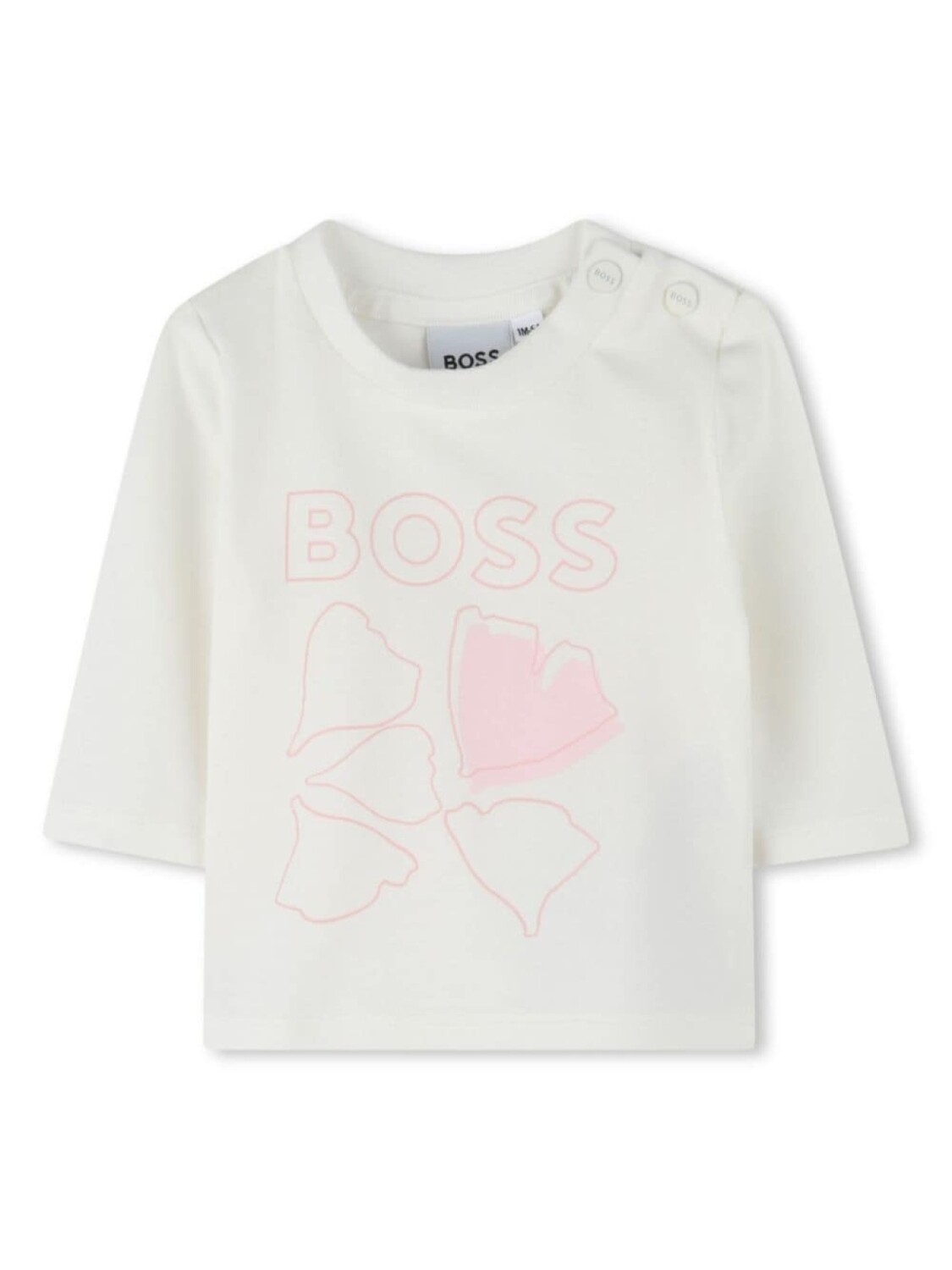 

BOSS Kidswear футболка с логотипом, белый
