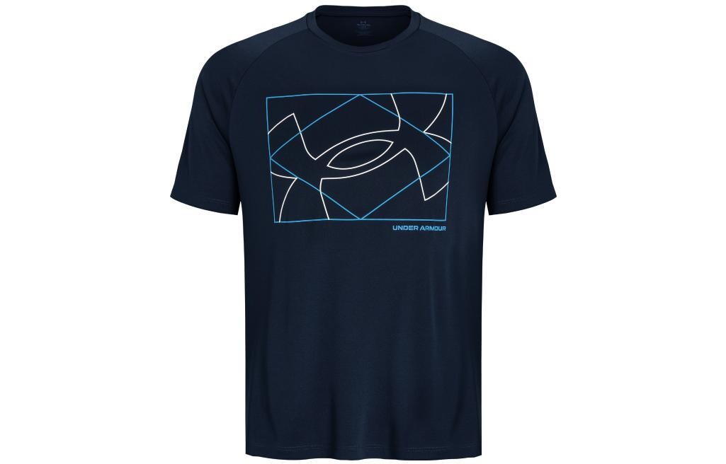 

Футболка Velocity мужская темно-синяя Under Armour, темно-синий