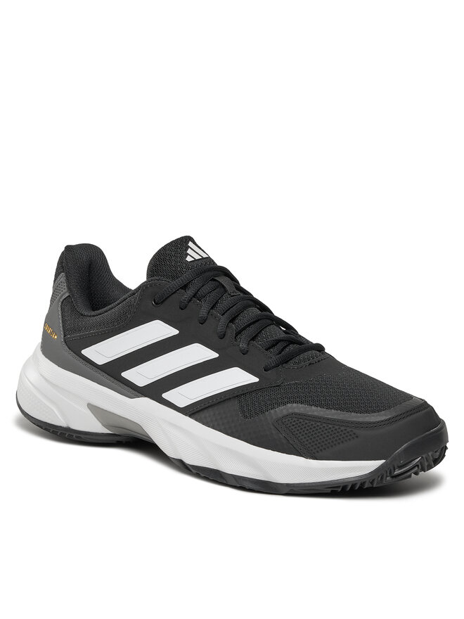 Теннисные кроссовки CourtJam Control 3 Clay Tennis ID7392 Adidas, черный — фото 2