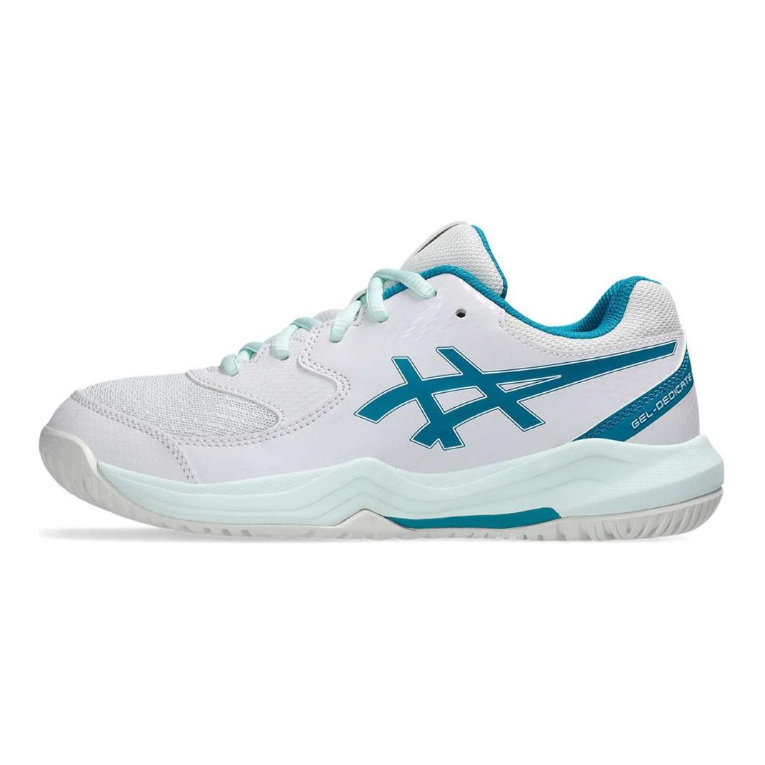 

Кроссовки Gel Dedicate 8 Low Top Kids' Training ASICS, белый/синий