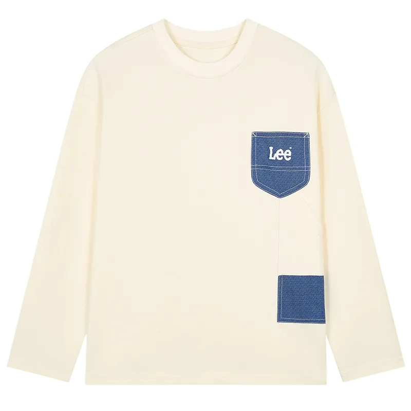 Футболка с круглым вырезом для школьников Lee, Premium Gray — фото 3