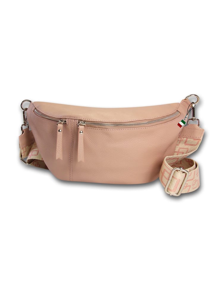 

Кожаная поясная сумка Florence розового цвета, примерно 37 см Florence