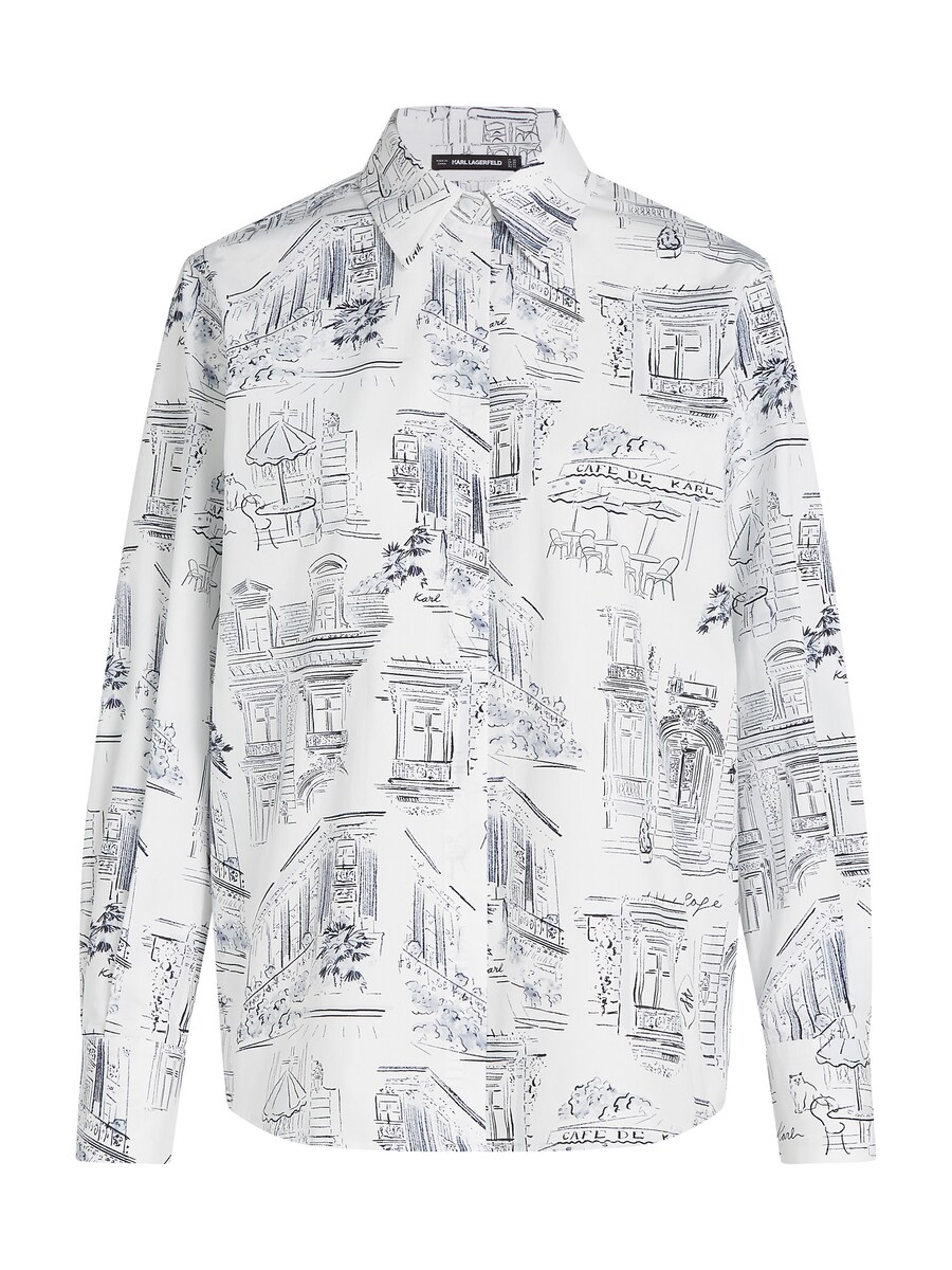 

Блузка Karl Lagerfeld KL x Jorge Parra, белый