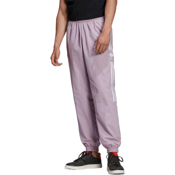 Спортивные штаны Men's adidas originals Solid Color Stripe Logo Straight Bundle Feet Sports Pants/Trousers/Joggers Pink, мультиколор — фото 3