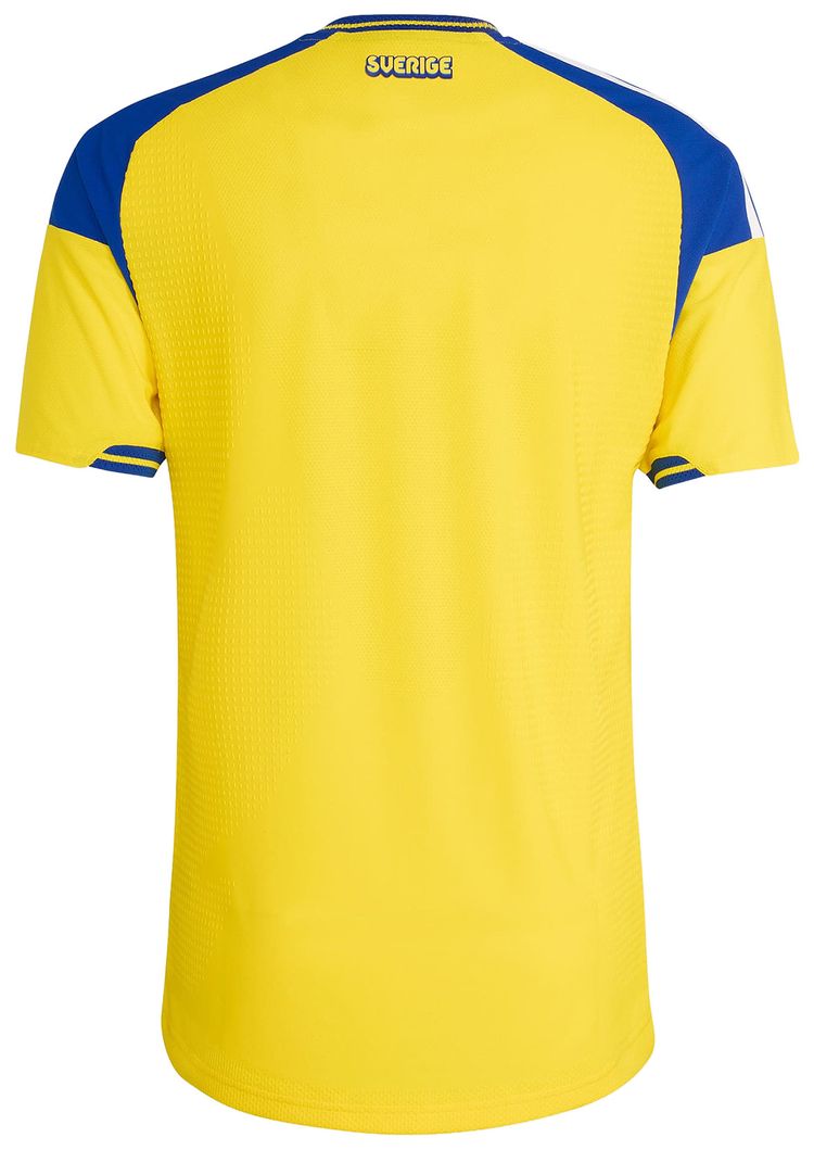 Домашняя футболка Adidas Sweden 26, аутентичная, желтая — фото 2