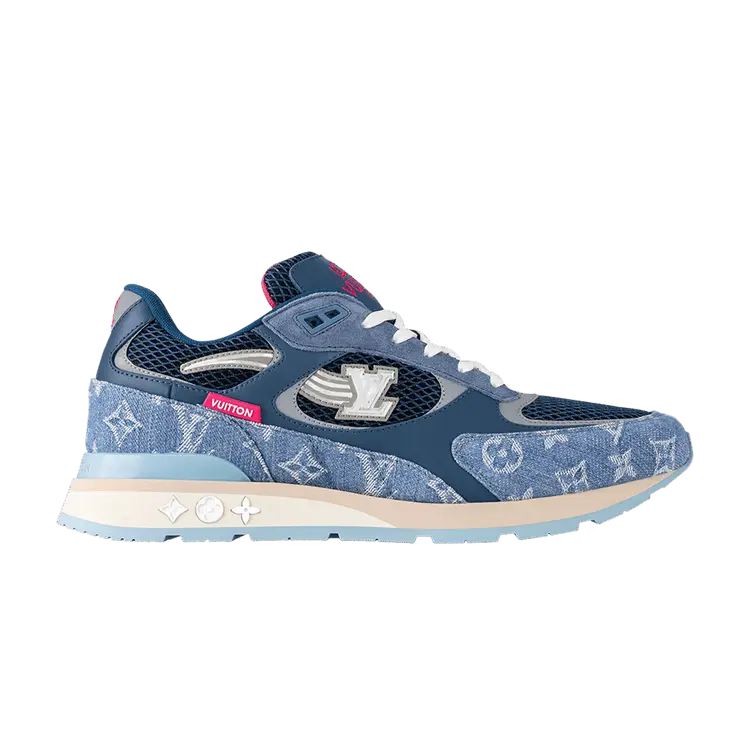 

Кроссовки Louis Vuitton Run Away Sneaker Blue Monogram, синий