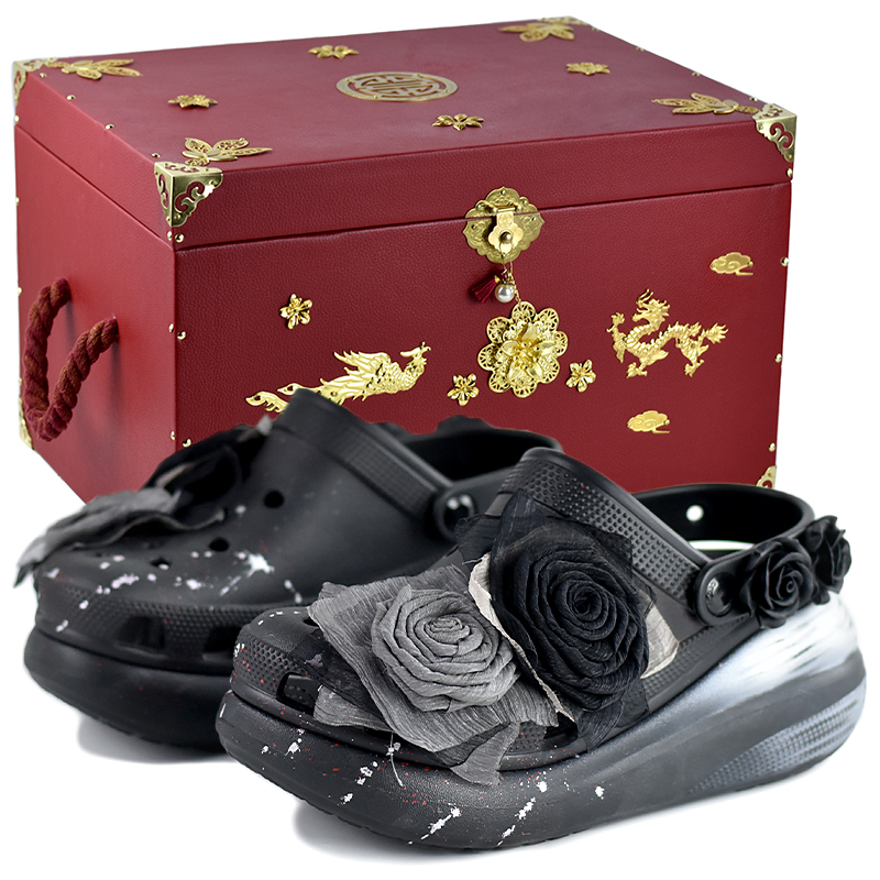 Crocs Классические сабо NR Clogs унисекс, черные, серебристые