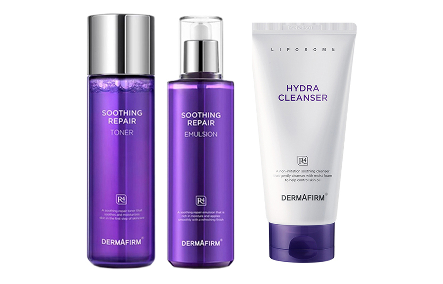 

Наборы для ухода за кожей с листьями периллы успокаивающее увлажнение освежающее восстановление очищение DERMAFIRM+