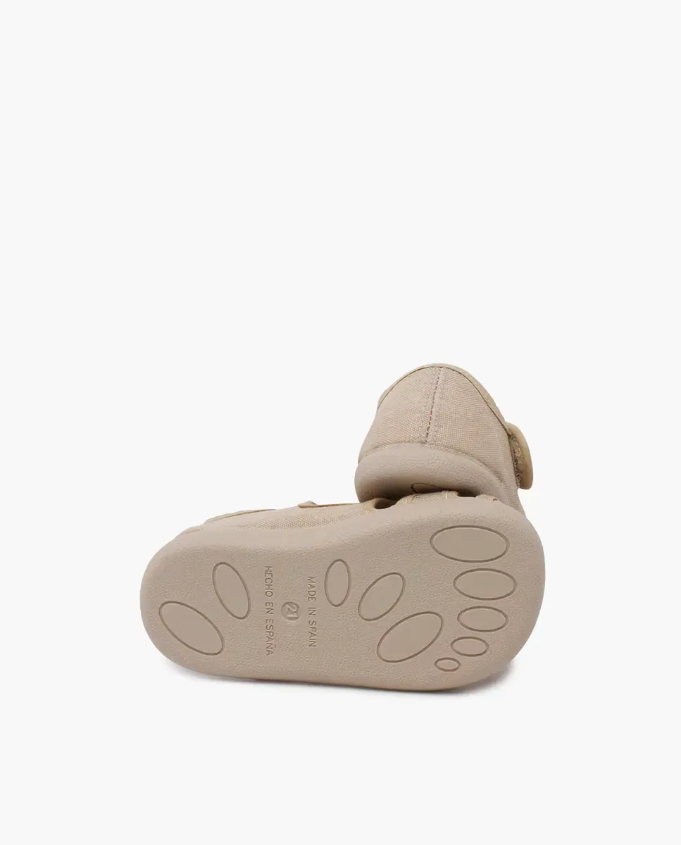 Открытые сандалии для мальчика barefoot из стирального льна Pisamonas, Piedra — фото 3