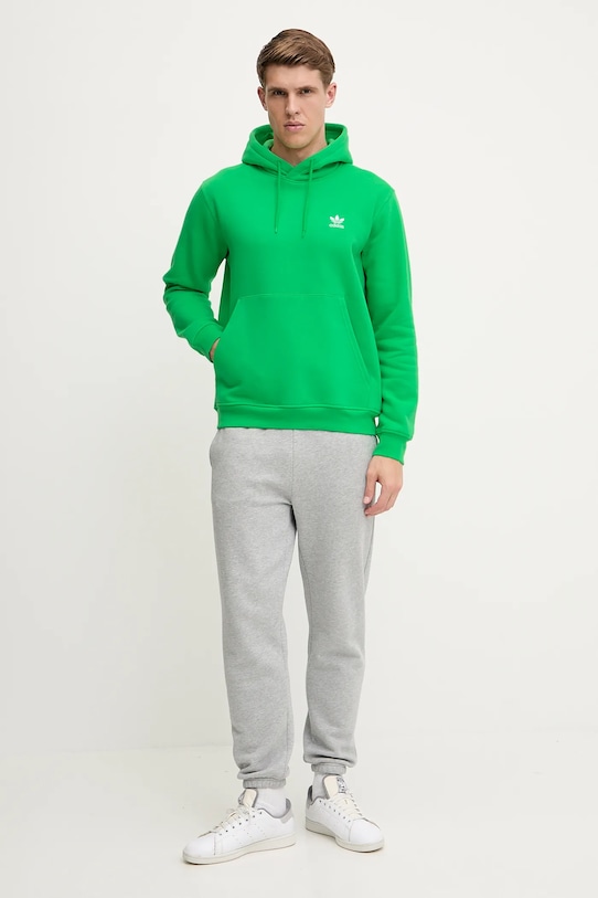 Толстовка Essential Adidas Originals, зеленый — фото 2