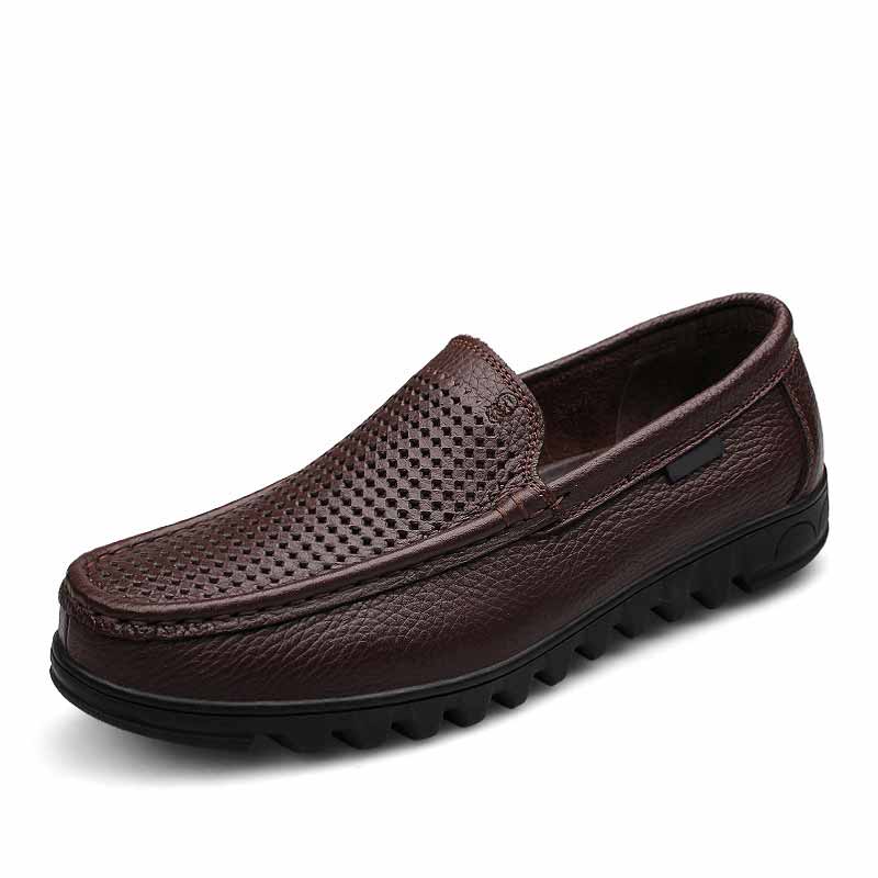 

LAORENTOU Мужские повседневные туфли мужские низкие топы коричневые, цвет Brown