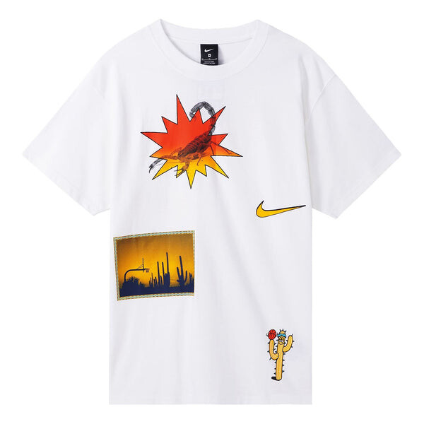 

Футболка exploration sports printed tee men white Nike, белый