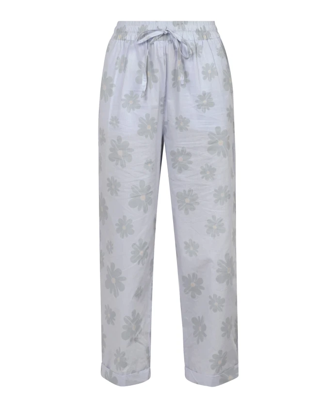 

Тканевые брюки прямого кроя, длиной до щиколотки. Alessia Santi, синий