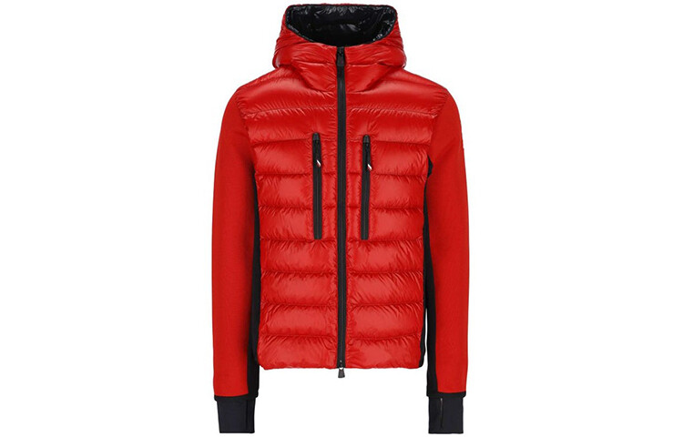 

Пуховик мужской красный Moncler